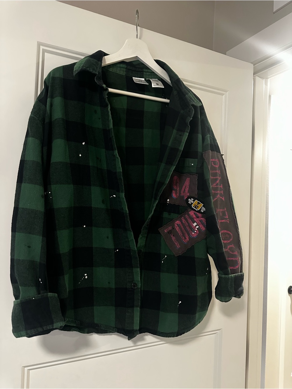 Green and Black Checkered women’s  Shirt